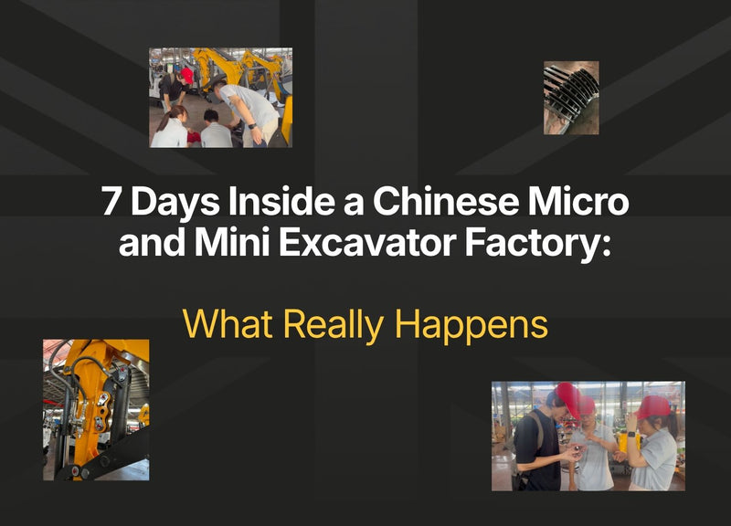 7 Days Inside a Chinese Micro and Mini Excavator Factory. Here's What Actually Happens on the Production Line