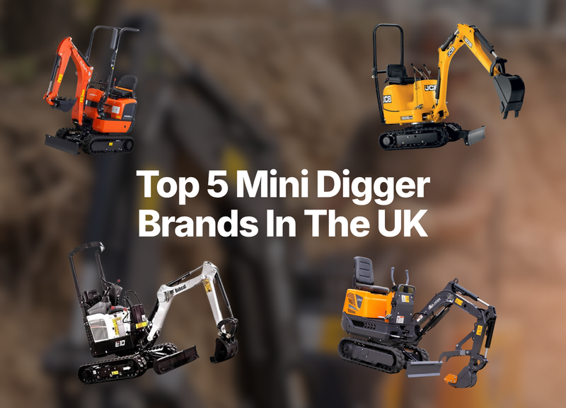 Top 5 Mini Digger Brands In The UK 2026 to 2027