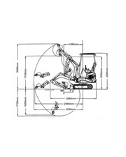 Mini-Pelle Lion L1200 PRO | Mini-Excavatrice 1.2T | Pouce/Grappin Hydraulique