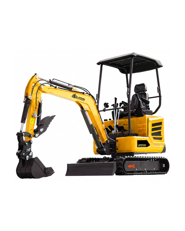 Lion L1800 PRO Mini Excavator | 1.8T with Hydraulic Thumb